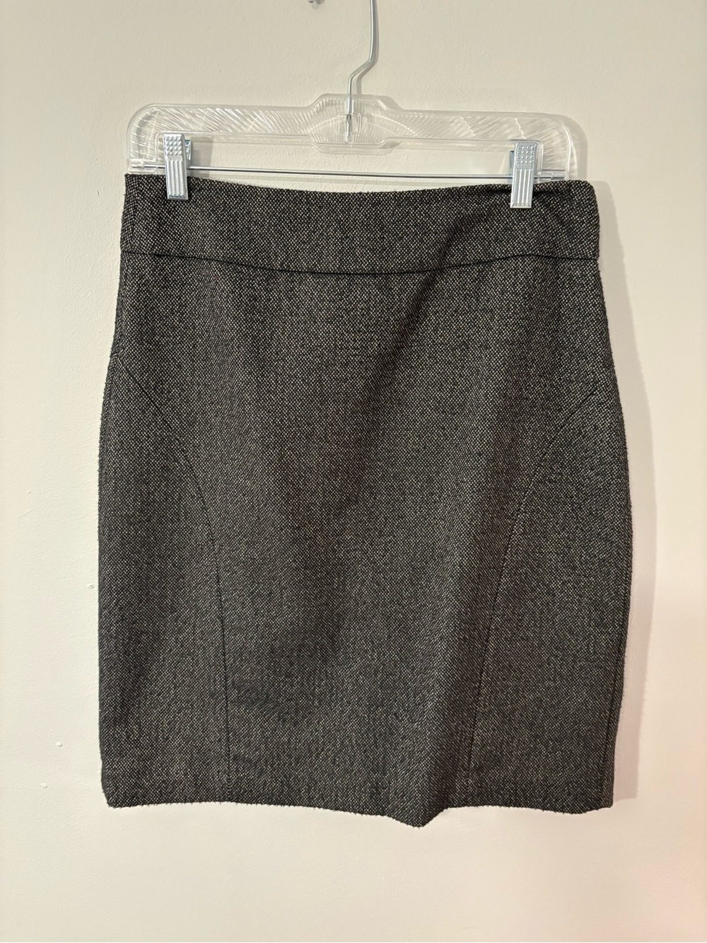 Banana Republic Charcoal Tweed Pencil Skirt โ Size 6 ๐ค